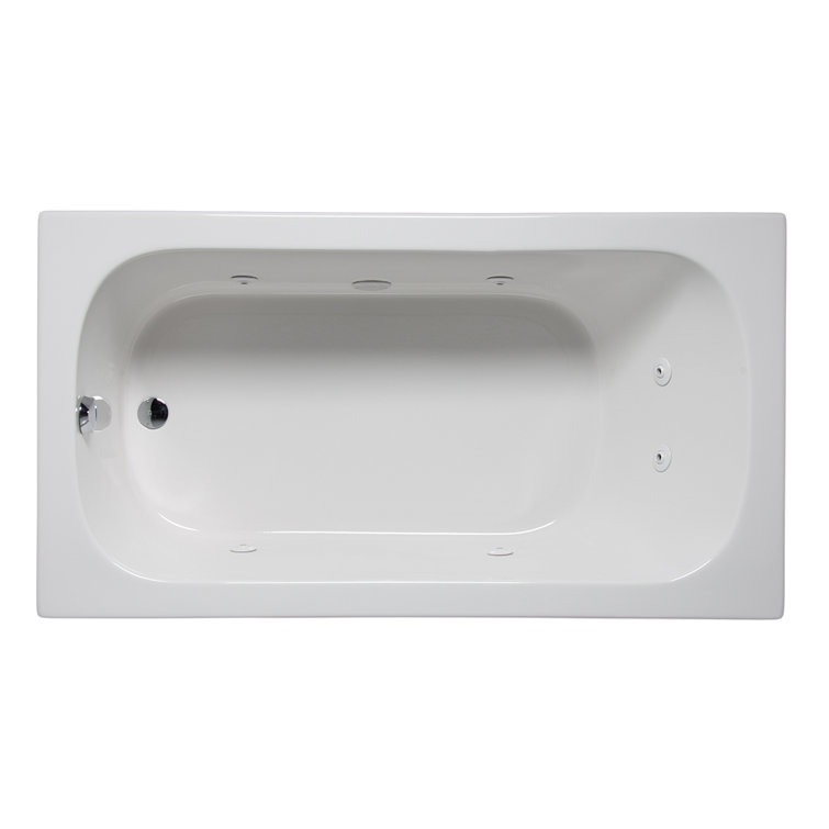 Americh Miro 66" x 22" Drop In/Undermount Whirlpool Bathtub Wayfair
